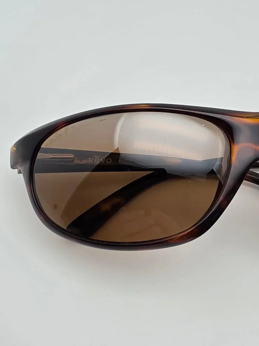 Revo 4017 804/K2 Tortoise Frame H2O Polarized Silver Mirror Glass Sunglasses